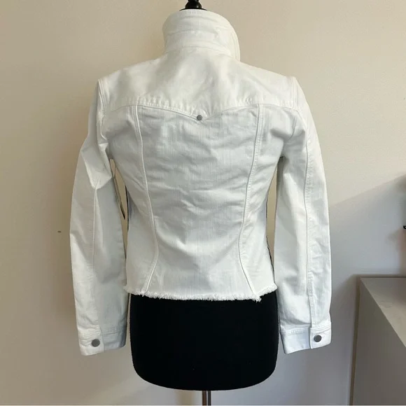 Liverpool Women's “Jackie Jacket” White with Black Stripe , Size XS - Picture 5 of 13